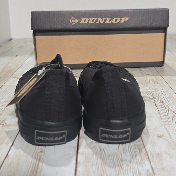 Dunlop Canvas Low Junior Sneakers Black Size 12C,  New in Box - Picture 5 of 7